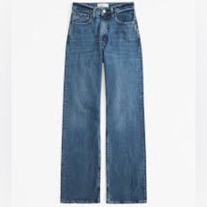 Abercrombie Curve Love high rise relaxed fit jeans